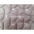 Padded winter embroidery quilting jacket/garment fabric